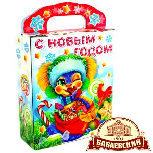 Детский подарок на Новый Год в мешочке весом 800 грамм по цене 1261 руб в Дзержинске